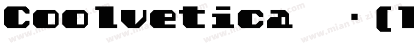 Coolvetica 常规(TrueType)字体转换